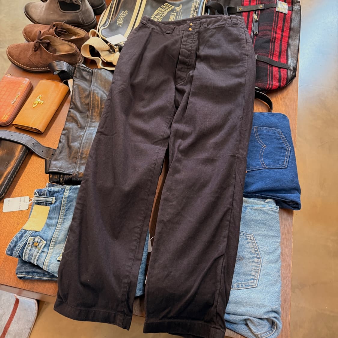 NO CONTROL AIR페이딩 패브릭 후크 디테일 일본생산 29 30 상품이미지1