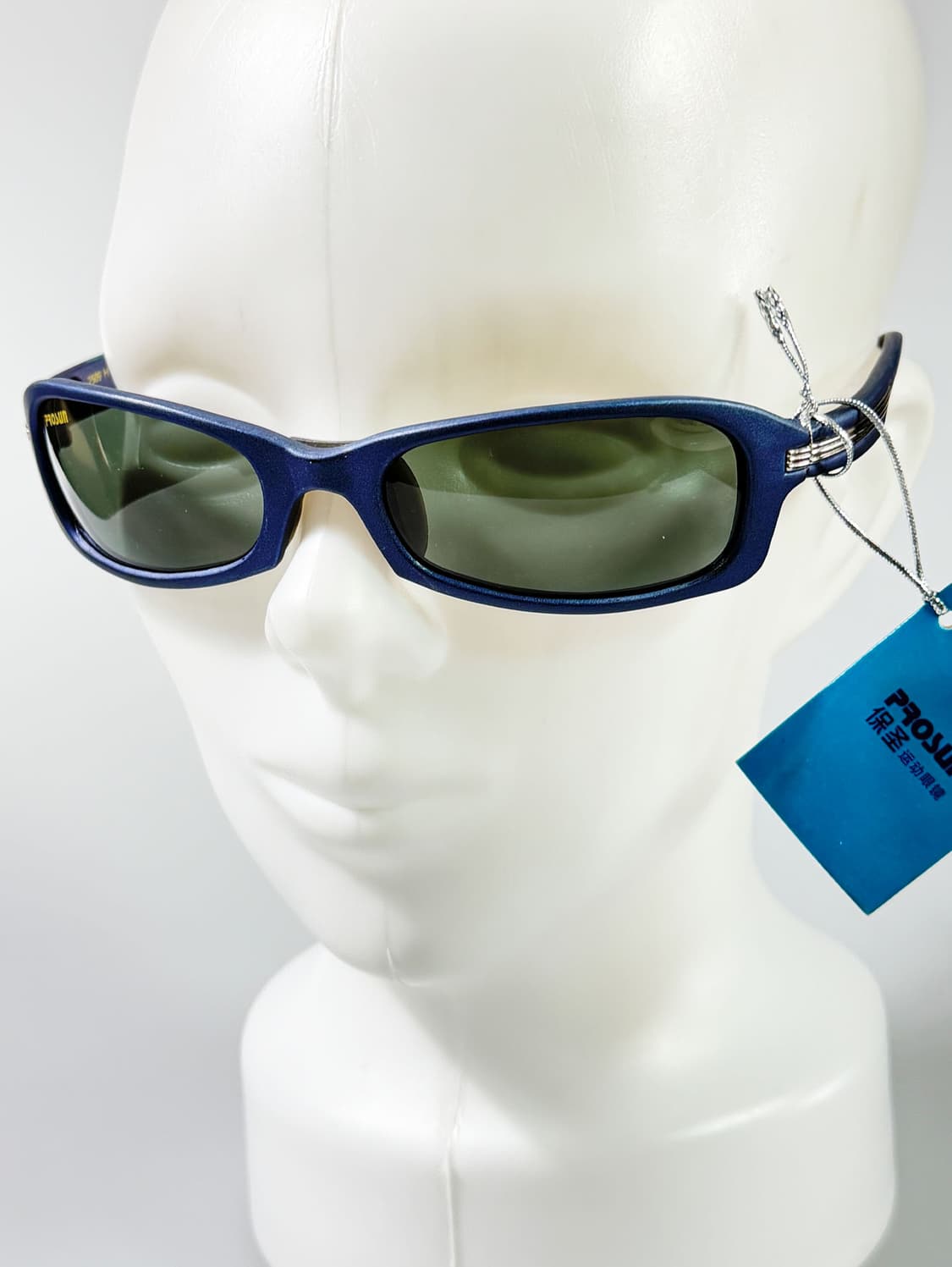 90s PROSUN 볼드 맷네이비 스퀘어 빈티지 선글라스 상품이미지8