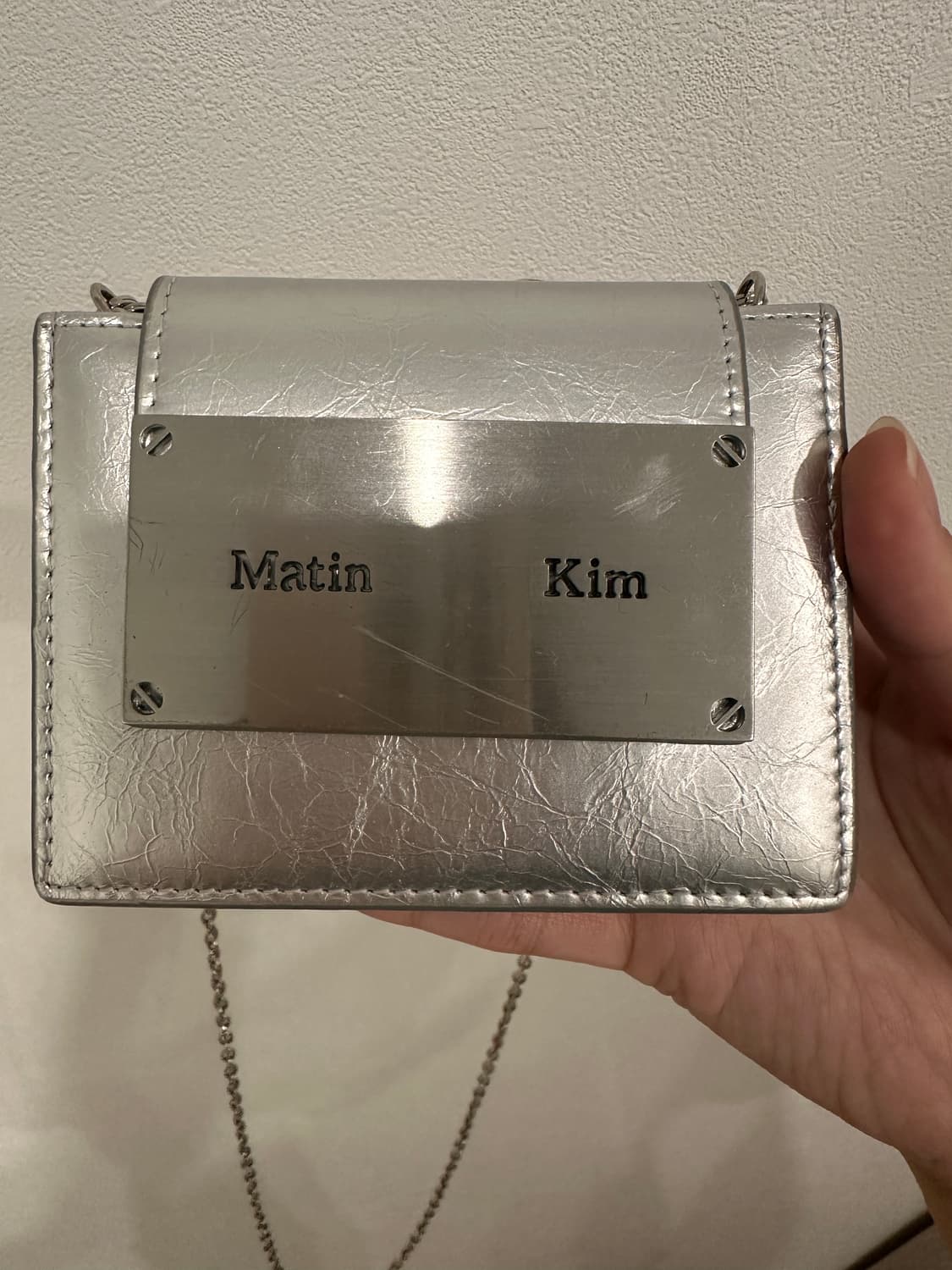 마뗑킴 실버 미니백 상품이미지1