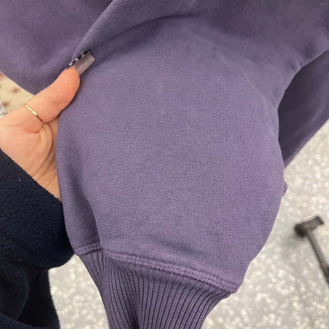 아크네스튜디오 캐주얼 키치 딥퍼플 포도맛 후드티 XXS C10469 상품이미지7