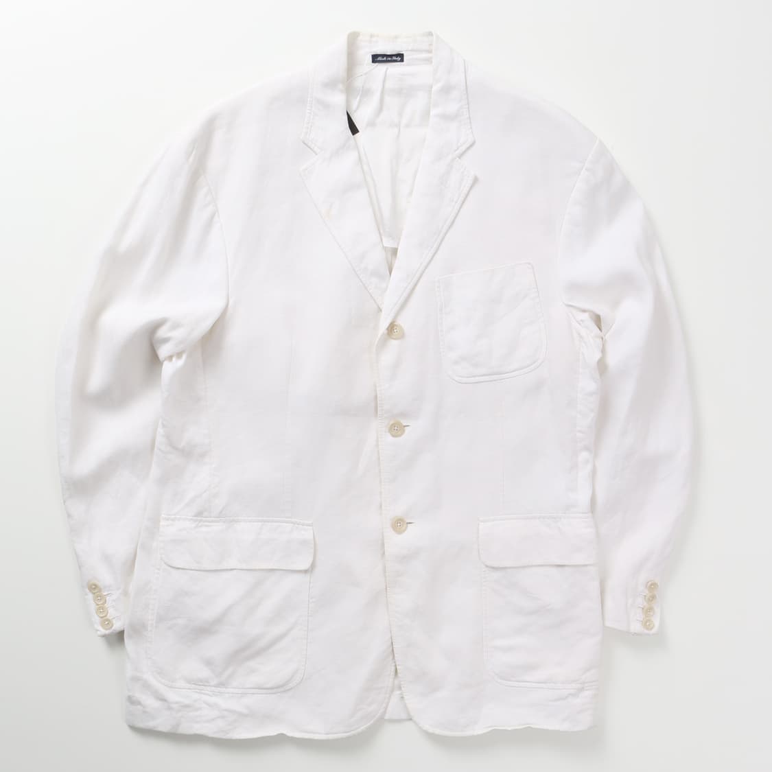 폴로 화이트 3B Linen100 스포츠 자켓  상품이미지1