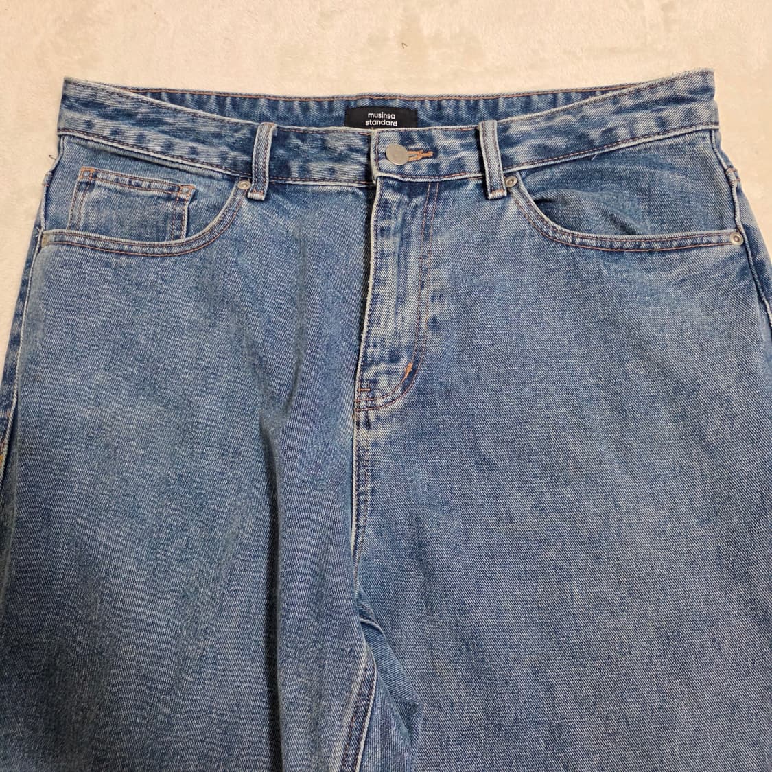 (34)무신사 와이드 데님 팬츠  상품이미지2