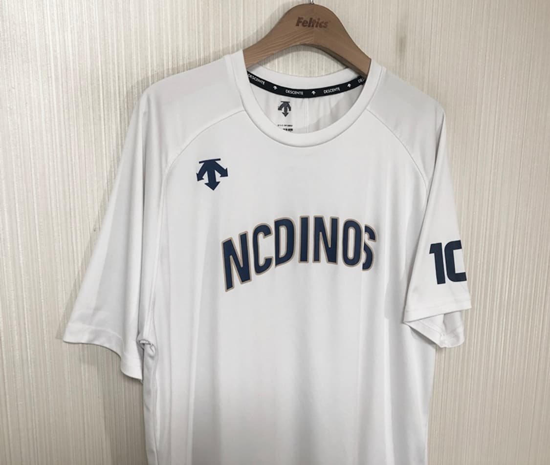KBO 데상트 NC다이노스 선수실착 트레이닝셔츠 M 상품이미지5