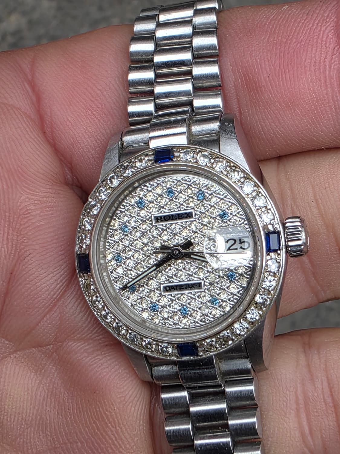 롤렉스 데이저스트 다이아 스틸 여성 자동시계 상품이미지2