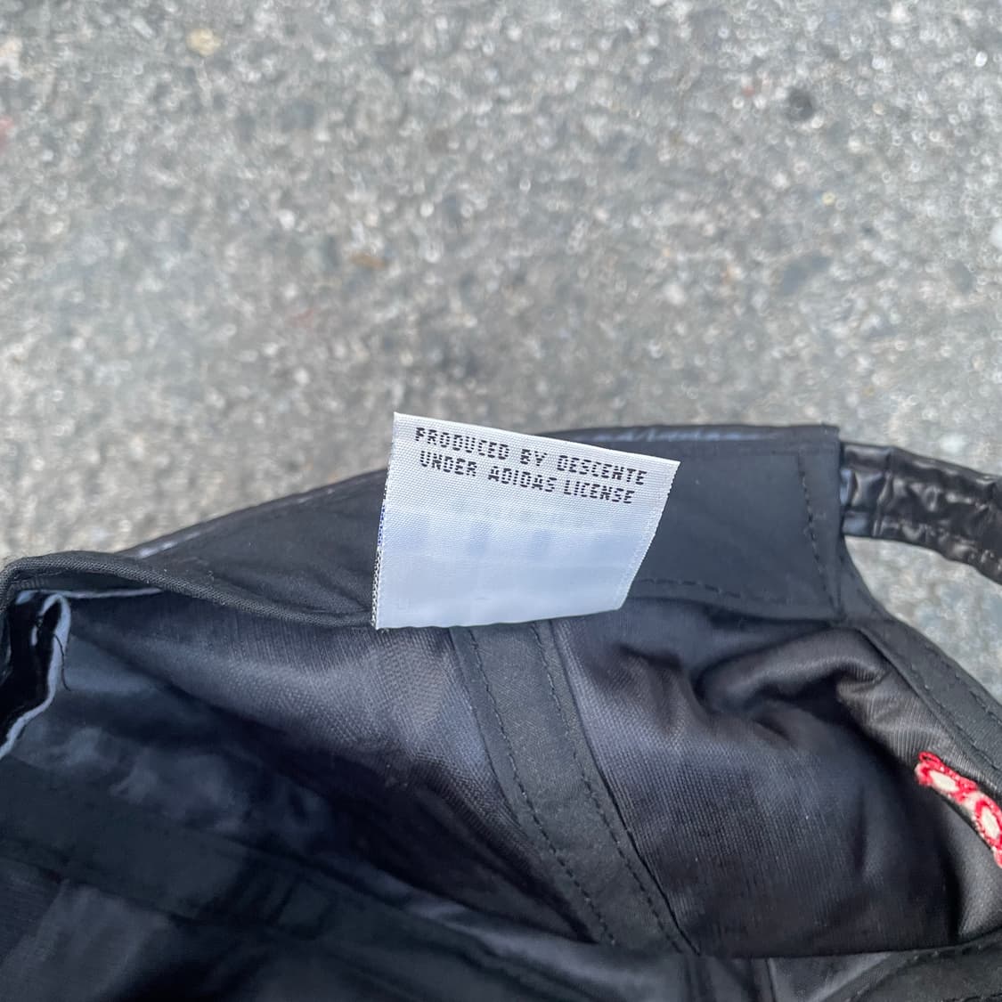 90s 아디다스 데상트 유광 빅로고 볼캡 올드스쿨 모자 OS 상품이미지6