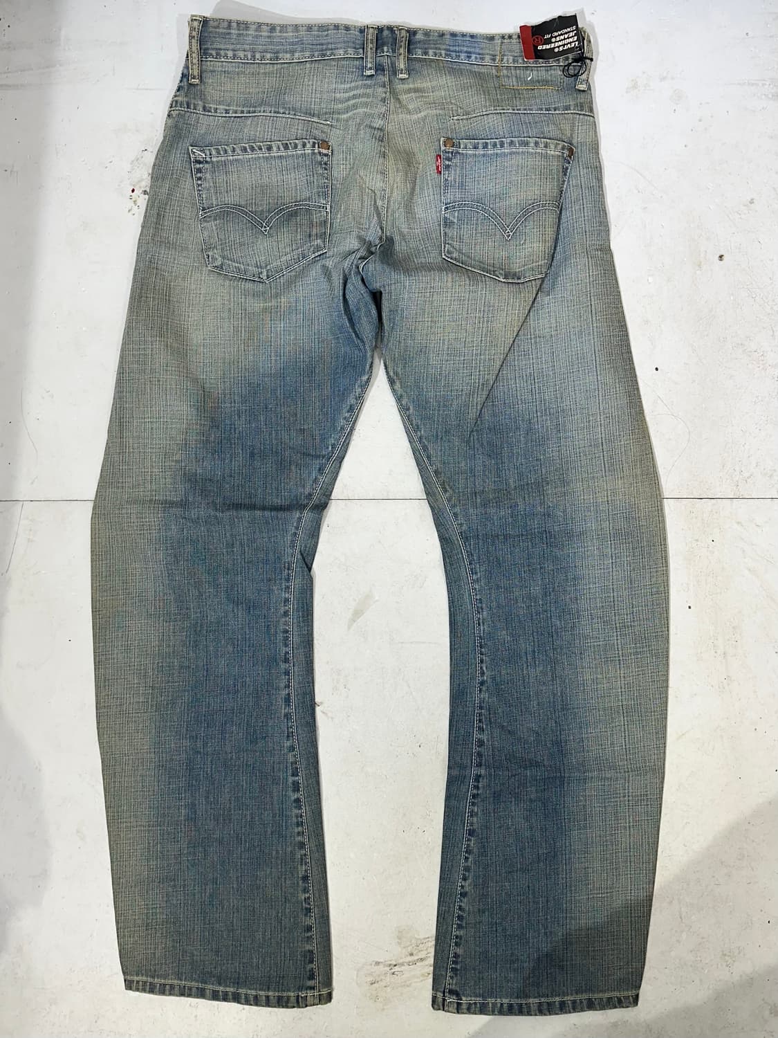 리바이스 엔지니어드 연청 와이드 데님 팬츠 청바지  상품이미지5