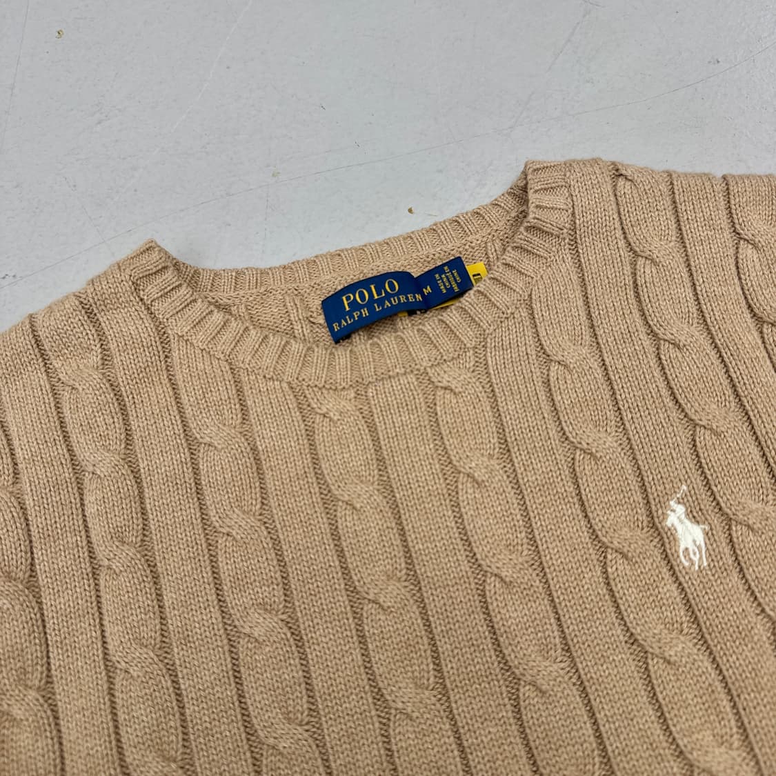 폴로 신형 포니 꽈배기 니트 상품이미지3