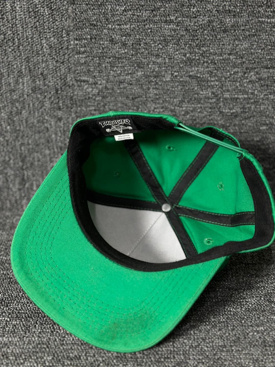 Thrasher 트래셔 그린 볼캡 상품이미지4