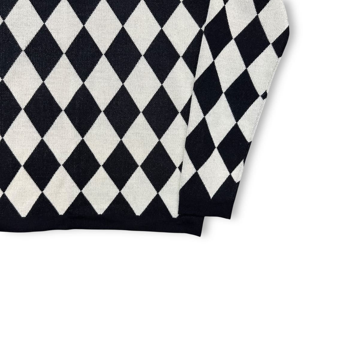 나이스고스트클럽 아가일 니트 상품이미지3