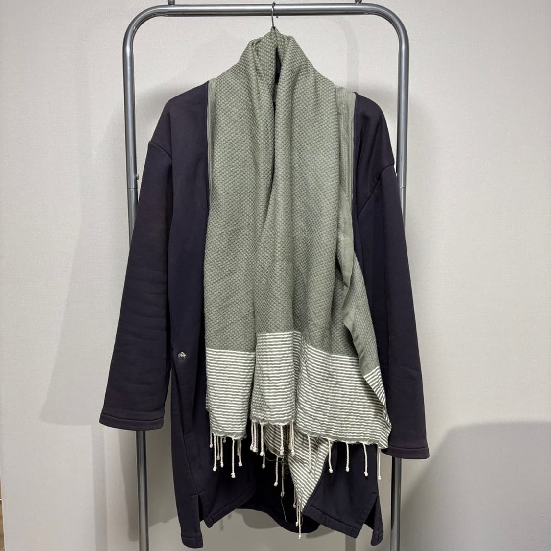 L) bless 블레스 코튼 숄 코트 상품이미지1