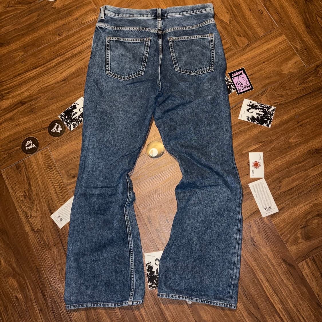 Cos Flare fit washed denim pants 상품이미지3