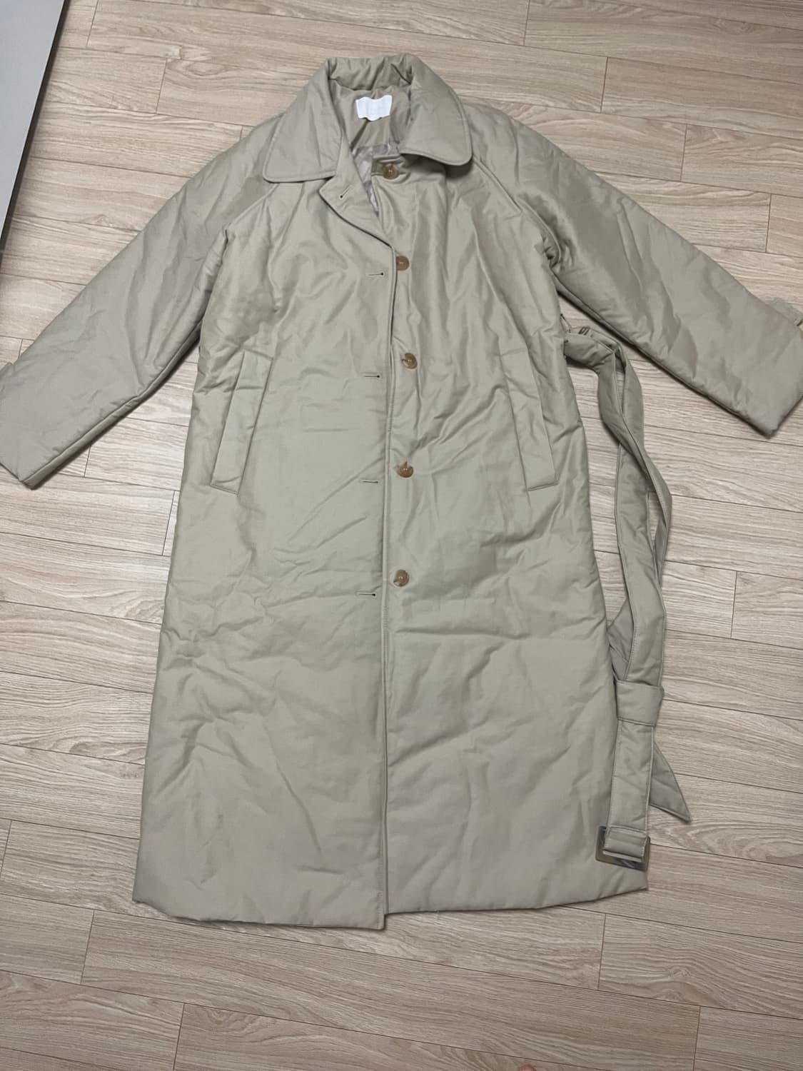 롱패딩 브라운 & 베이지 FREE(새상품) 상품이미지5