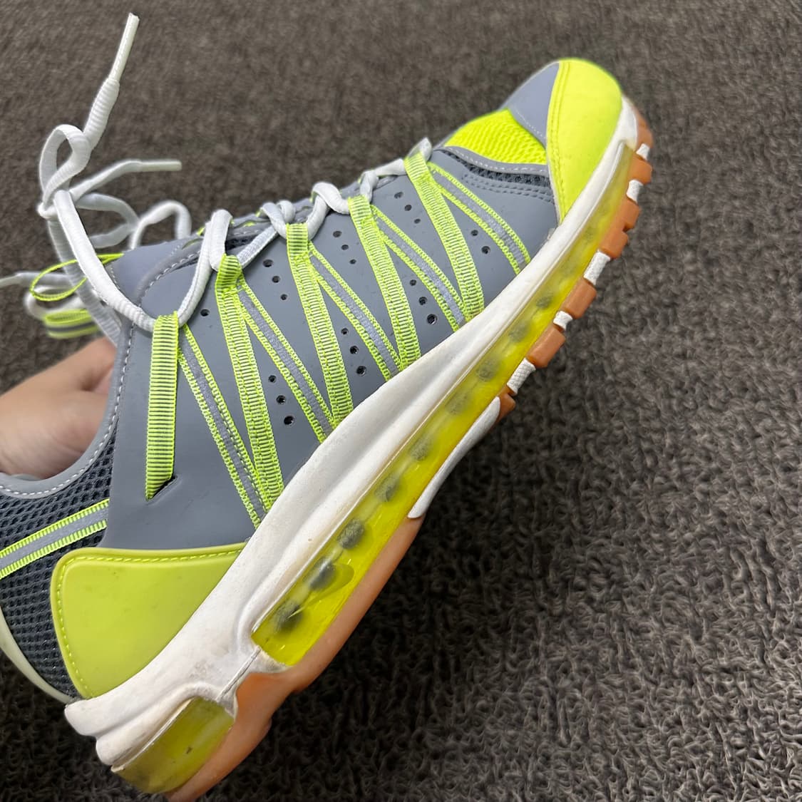 NIKE 나이키 클랏 줌 헤이븐 볼트 형광 운동화 300사이즈 상품이미지7