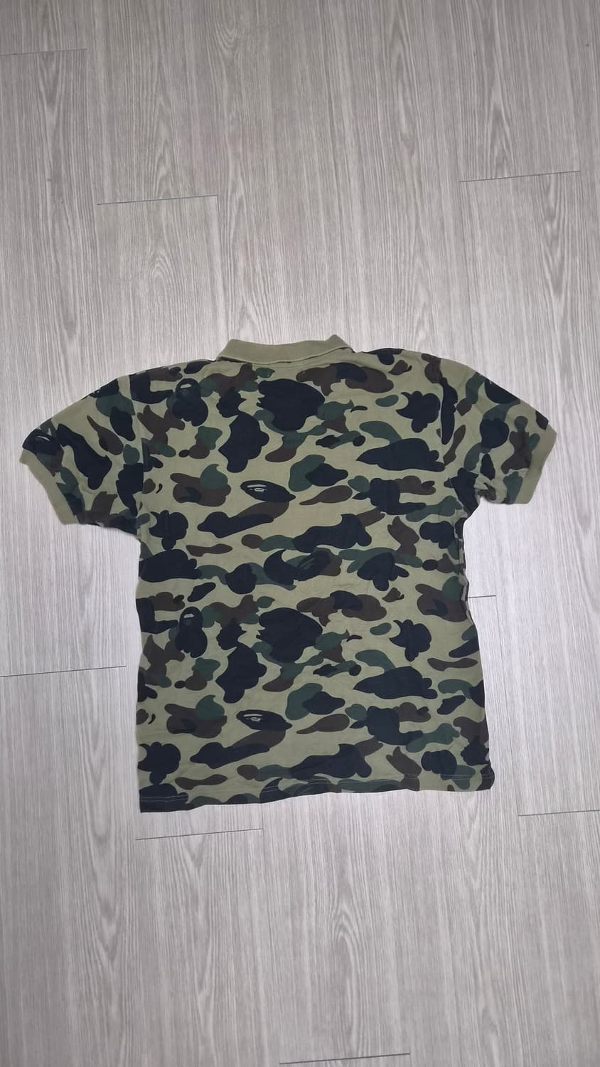 베이프 카모 폴로티셔츠 L 상품이미지3