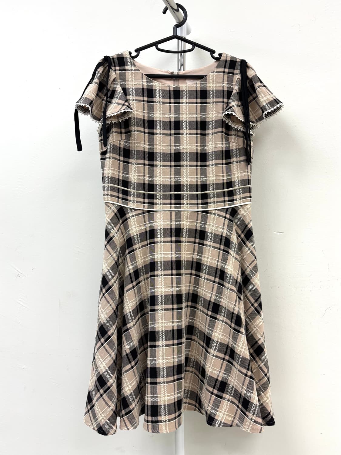 빈티지 연핑크 반팔 원피스 상품이미지2