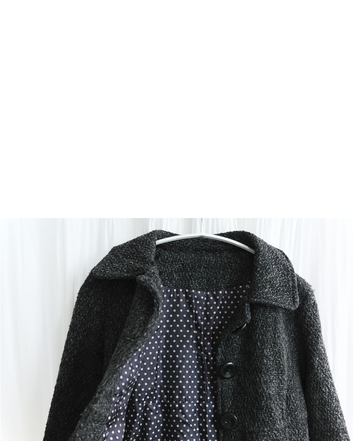 Fur charcoal coat 상품이미지3
