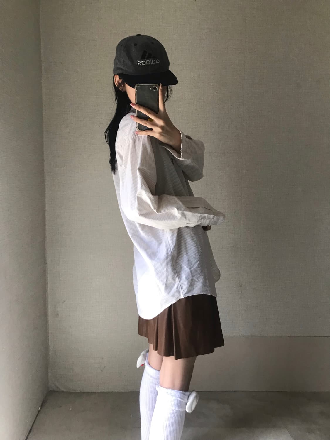 폴로 베이지 스트라이프 셔츠 상품이미지2