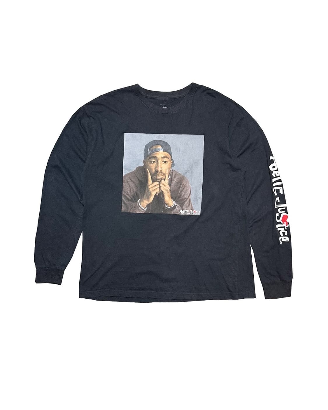 투팍 2pac 레퍼 프린팅 롱슬리브 티셔츠 상품이미지1