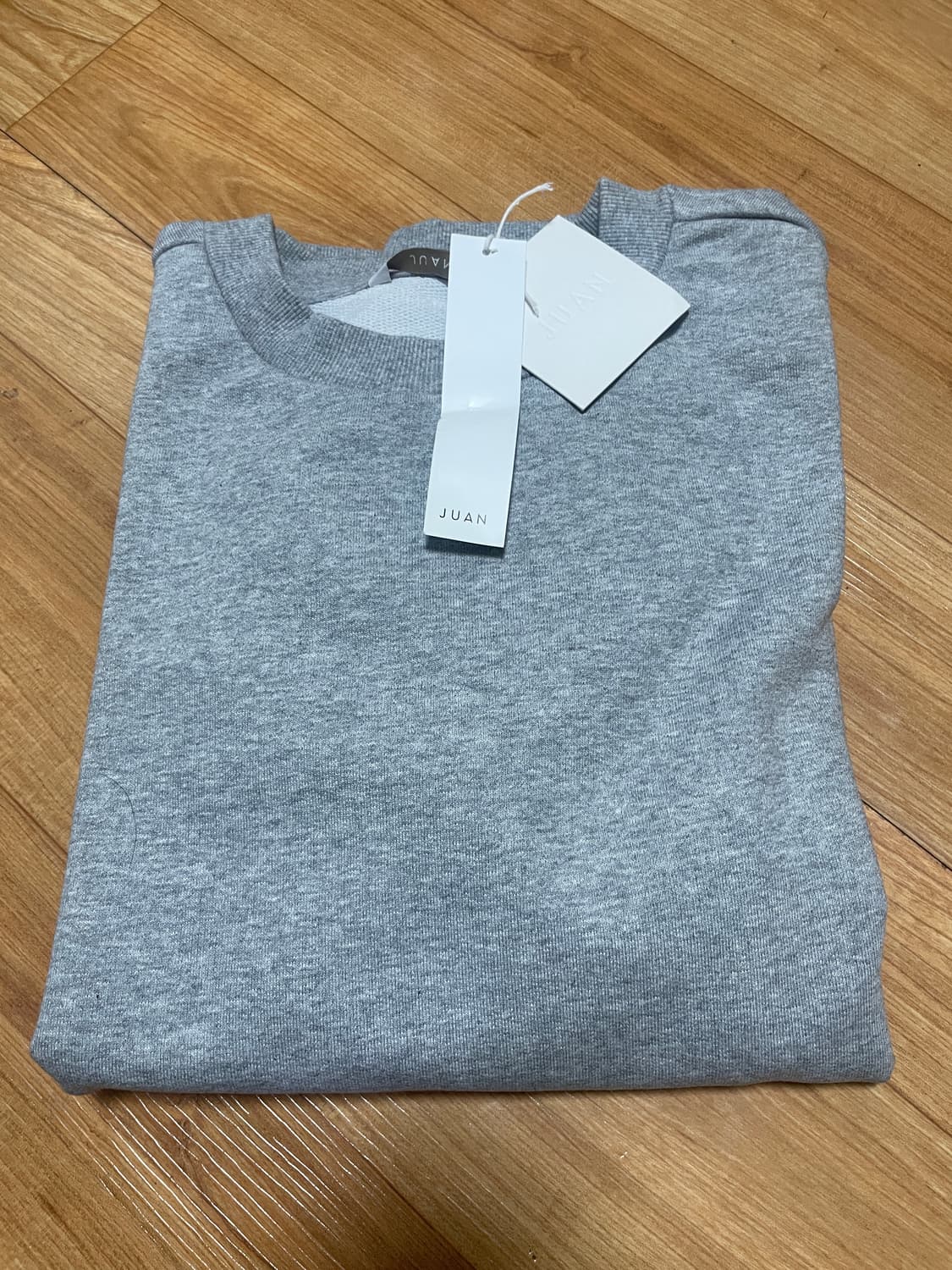 주앙옴므 맨투맨 티셔츠 멜린지그레이 L 상품이미지1