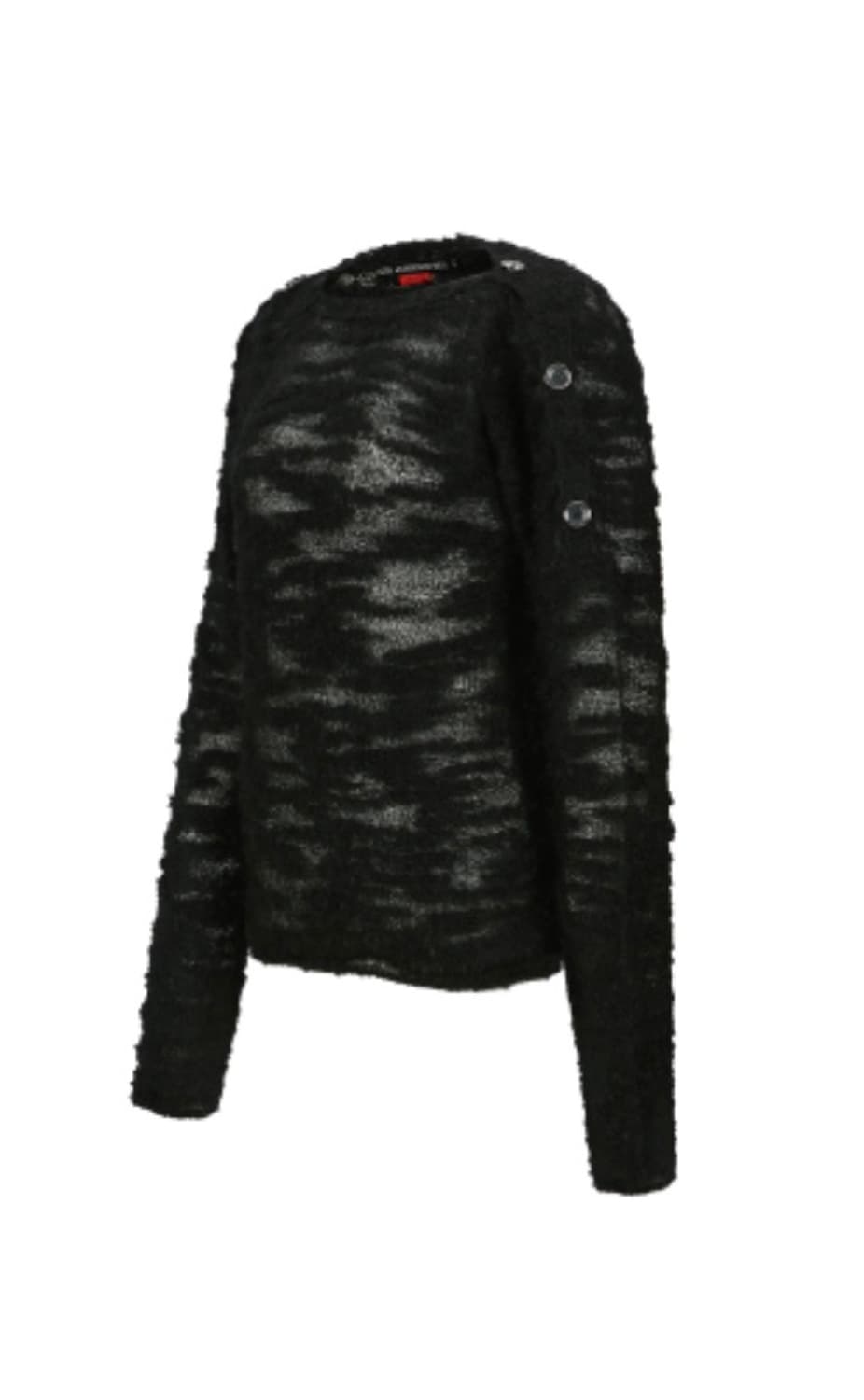 앤더슨벨 피피 버튼 풀오버 니트 xs 블랙 상품이미지4