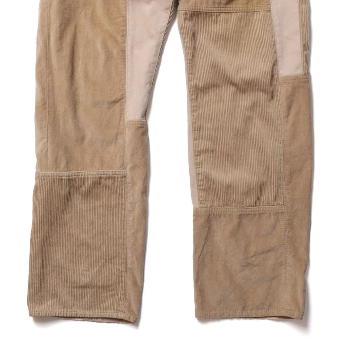 빔즈 Beams Patchwork Cotton Pants 
 상품이미지3