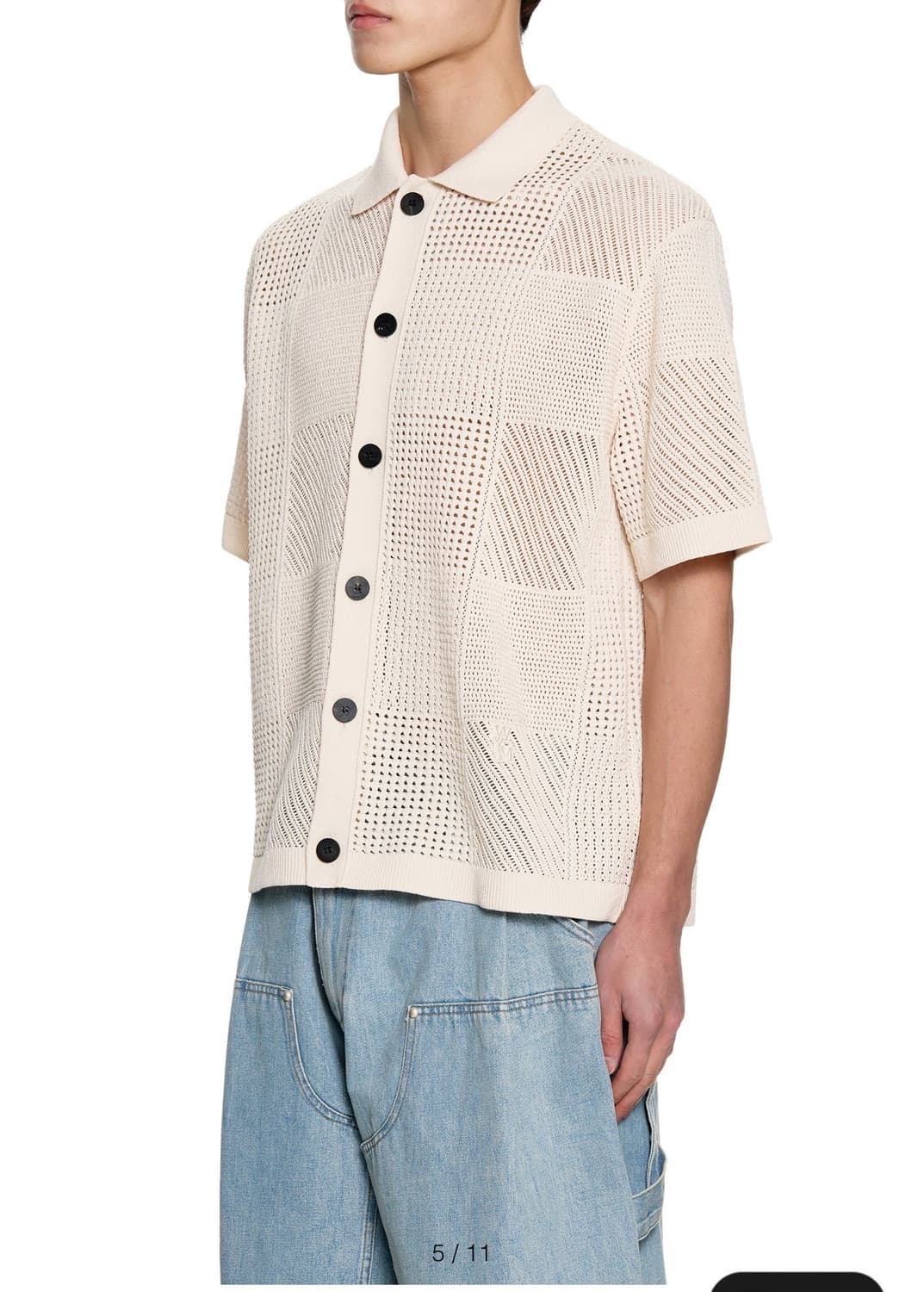 (52) 25ss 우영미 크로셰 숏슬리브 가디건 - 아이보리 상품이미지2