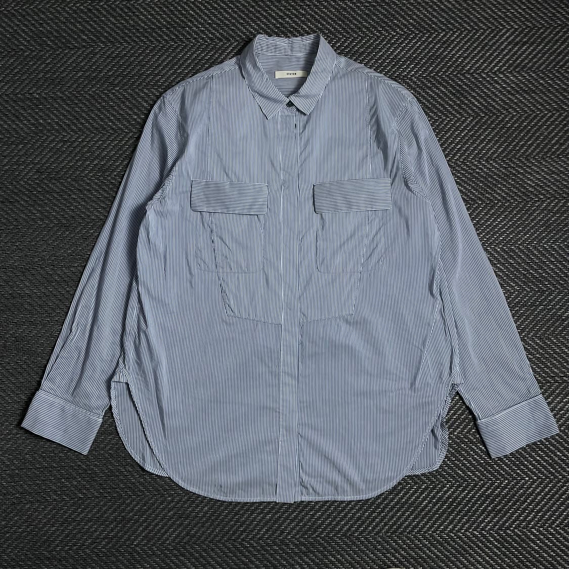 시스템 미니멀 투포켓 스트라이프 긴팔 셔츠 y 4895 상품이미지2