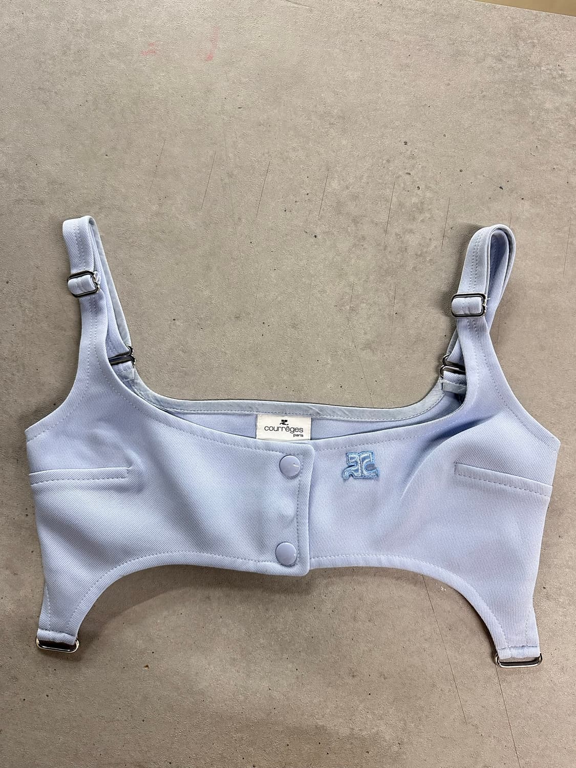 꾸레쥬(Courrèges) 트윌 서스펜더 브라 탑 상품이미지7