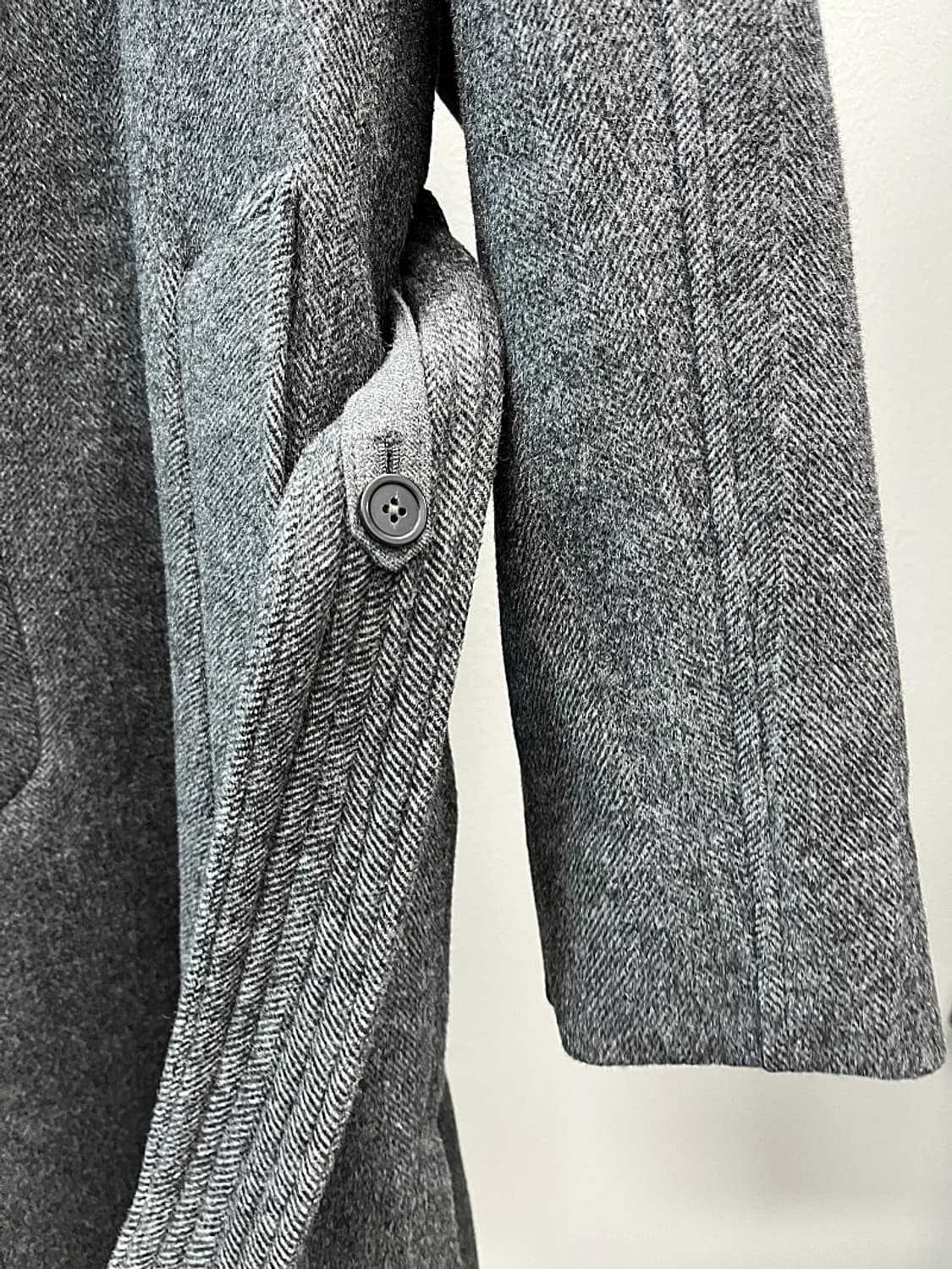 100) 커스텀멜로우 헤링본 발마칸코트  상품이미지5