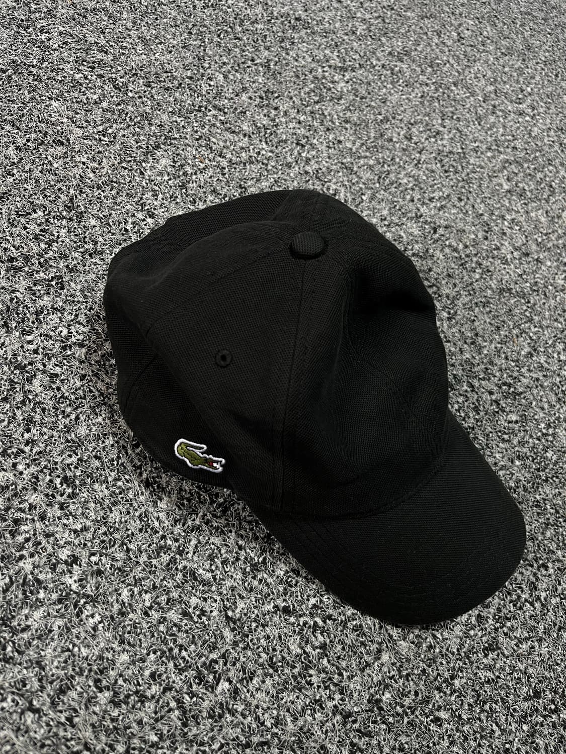 라코스테 블랙 볼캡 모자 60 상품이미지1