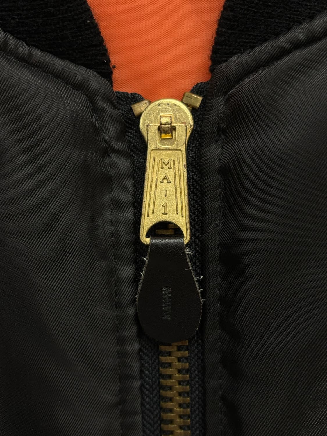 빈티지 블랙 MA-1 블루종 상품이미지7