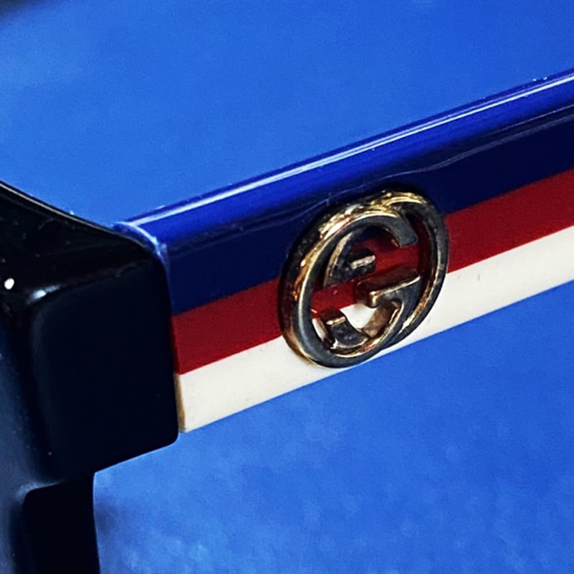 [정품] GUCCI 구찌 삼선템플 로고플레이트 선글라스 상품이미지5