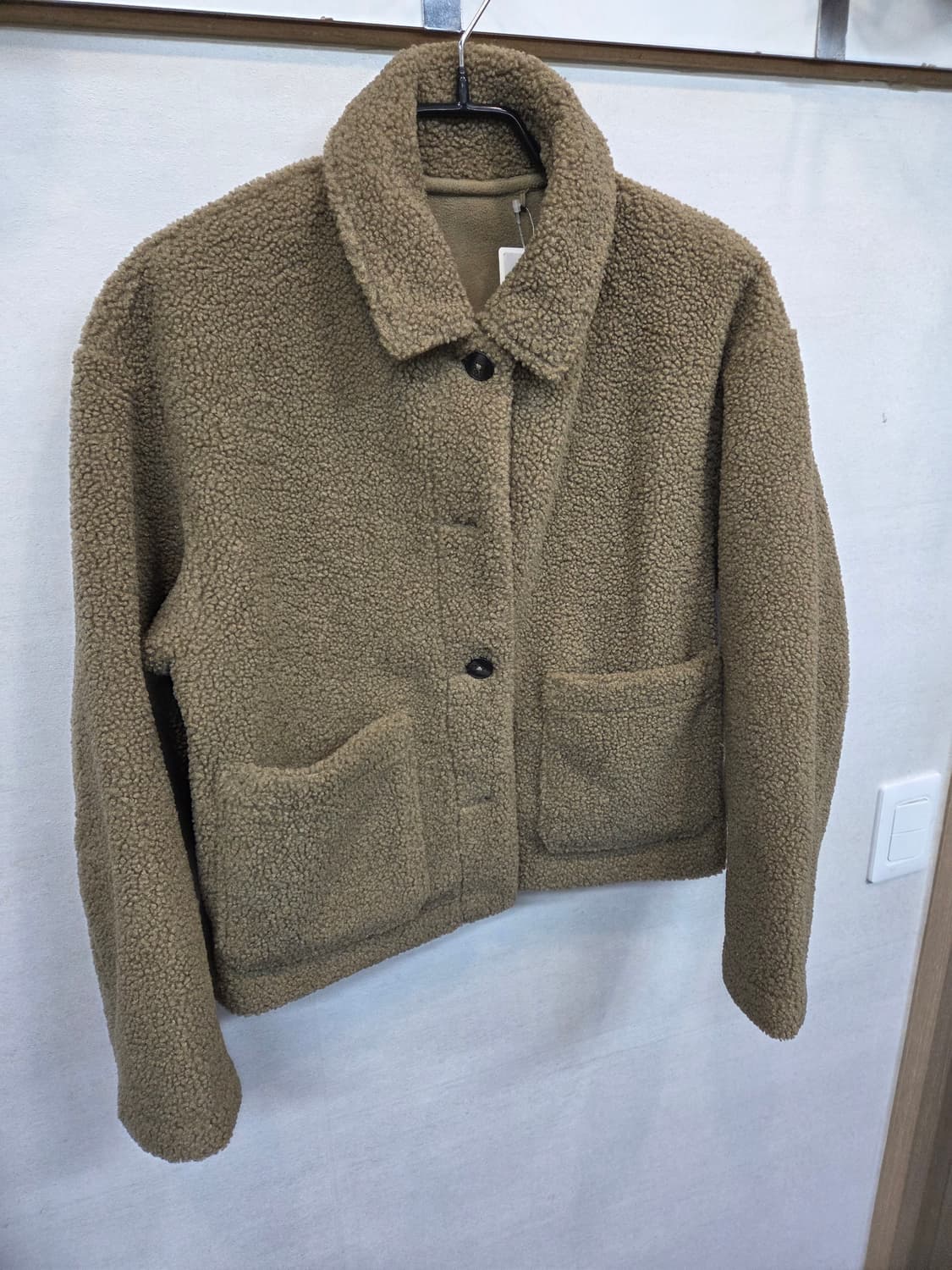 유니클로 윈드블럭 뽀글이 플리스 자켓 s 상품이미지4