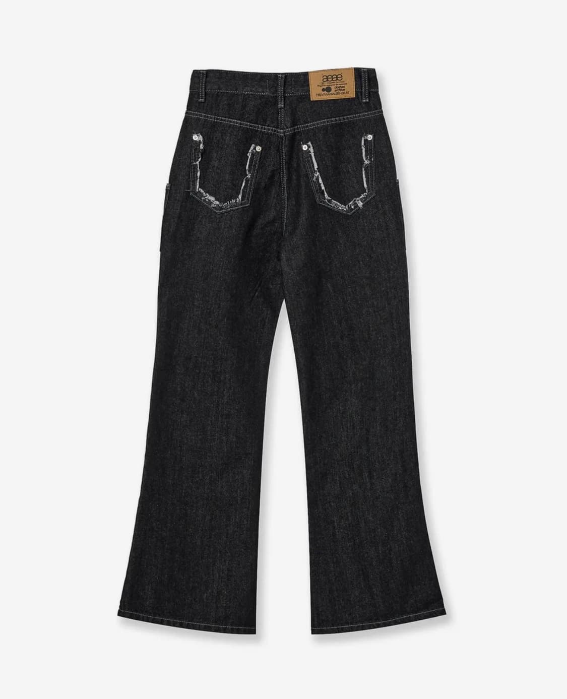aeae RAW EDGE FLARE JEANS [BLACK]  상품이미지2