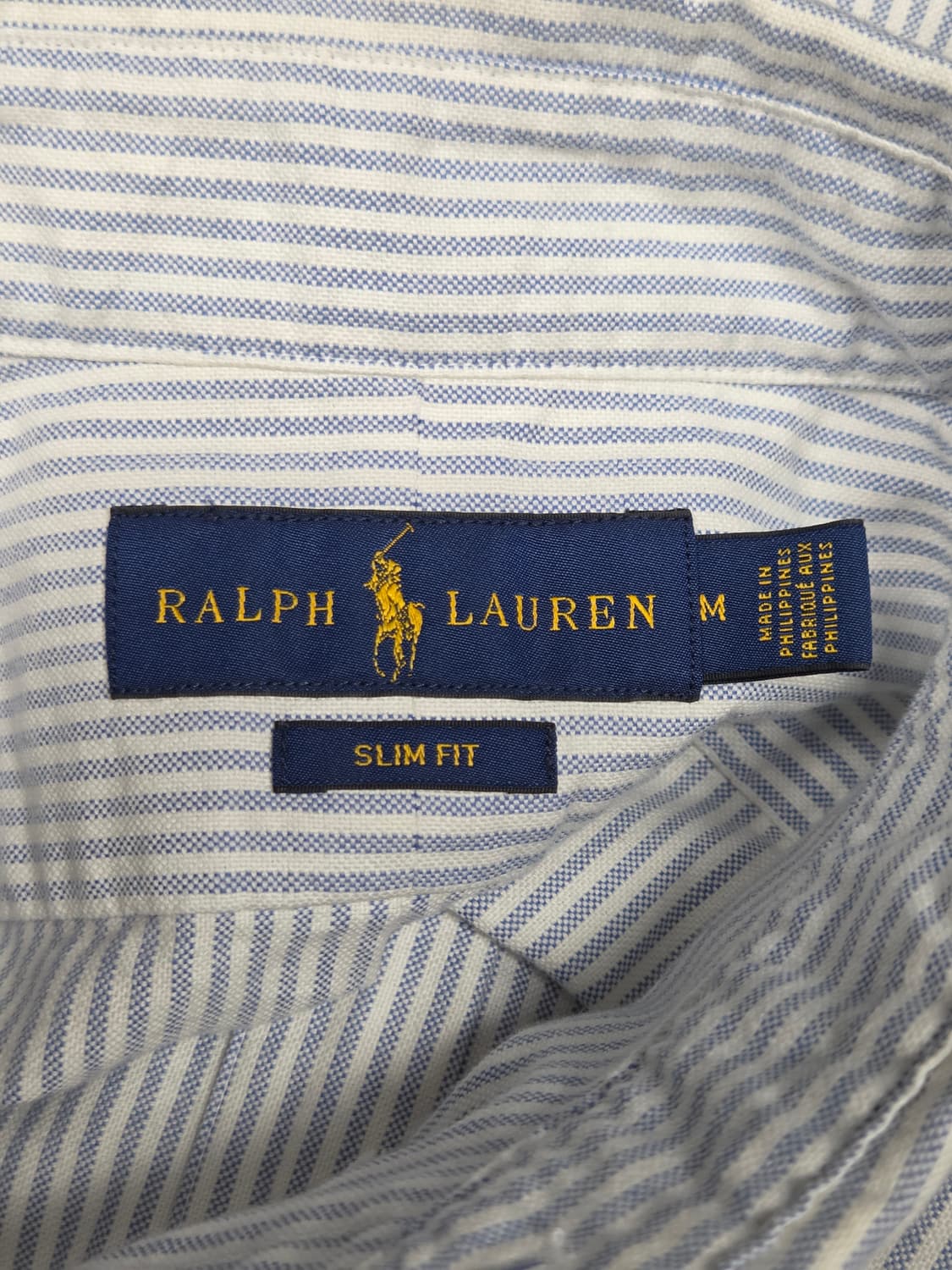 [폴로 랄프로렌] 슬림핏 스트라이프 코튼 셔츠 | S00098 상품이미지3