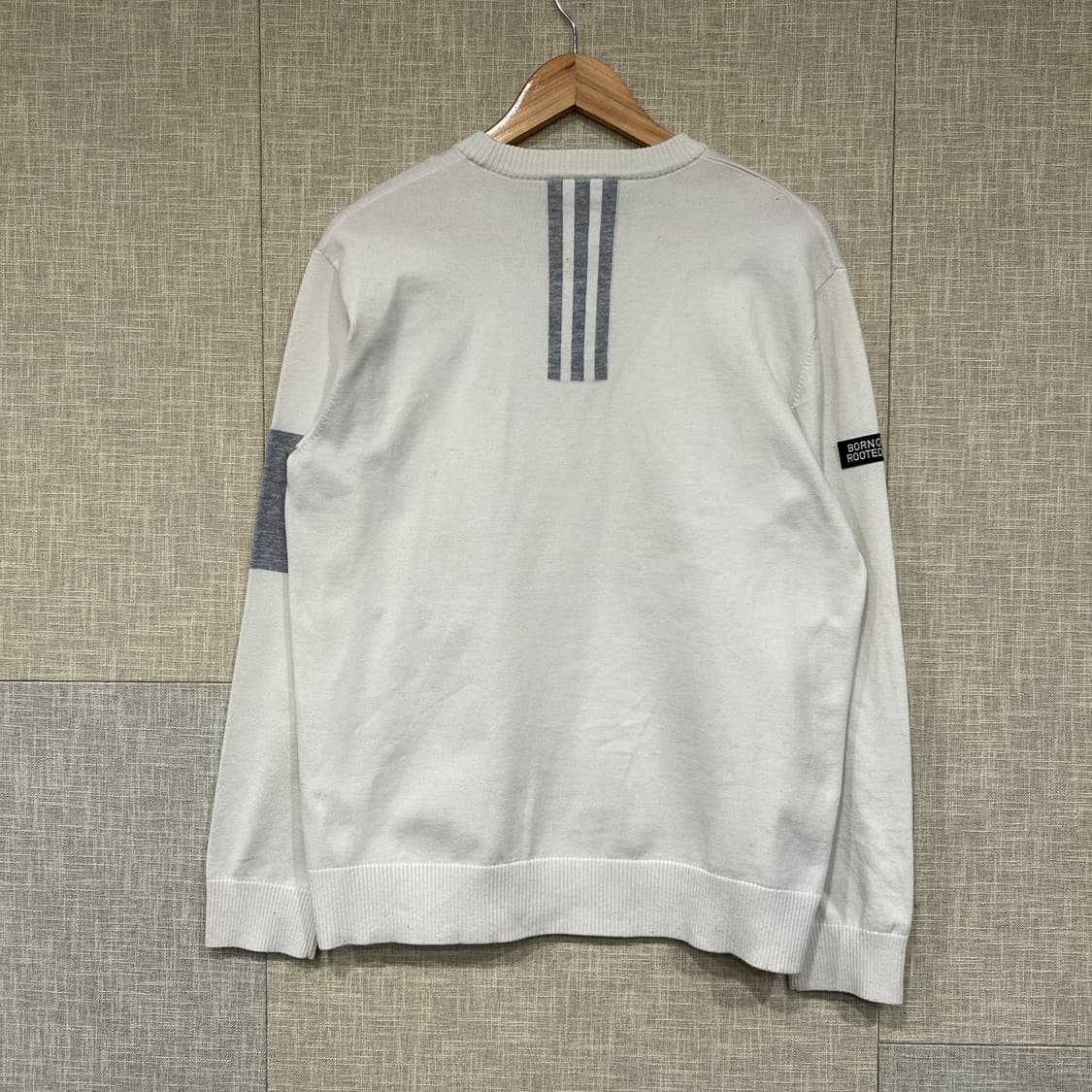일본빈티지 아디다스 골프 니트 L 화이트 상품이미지6