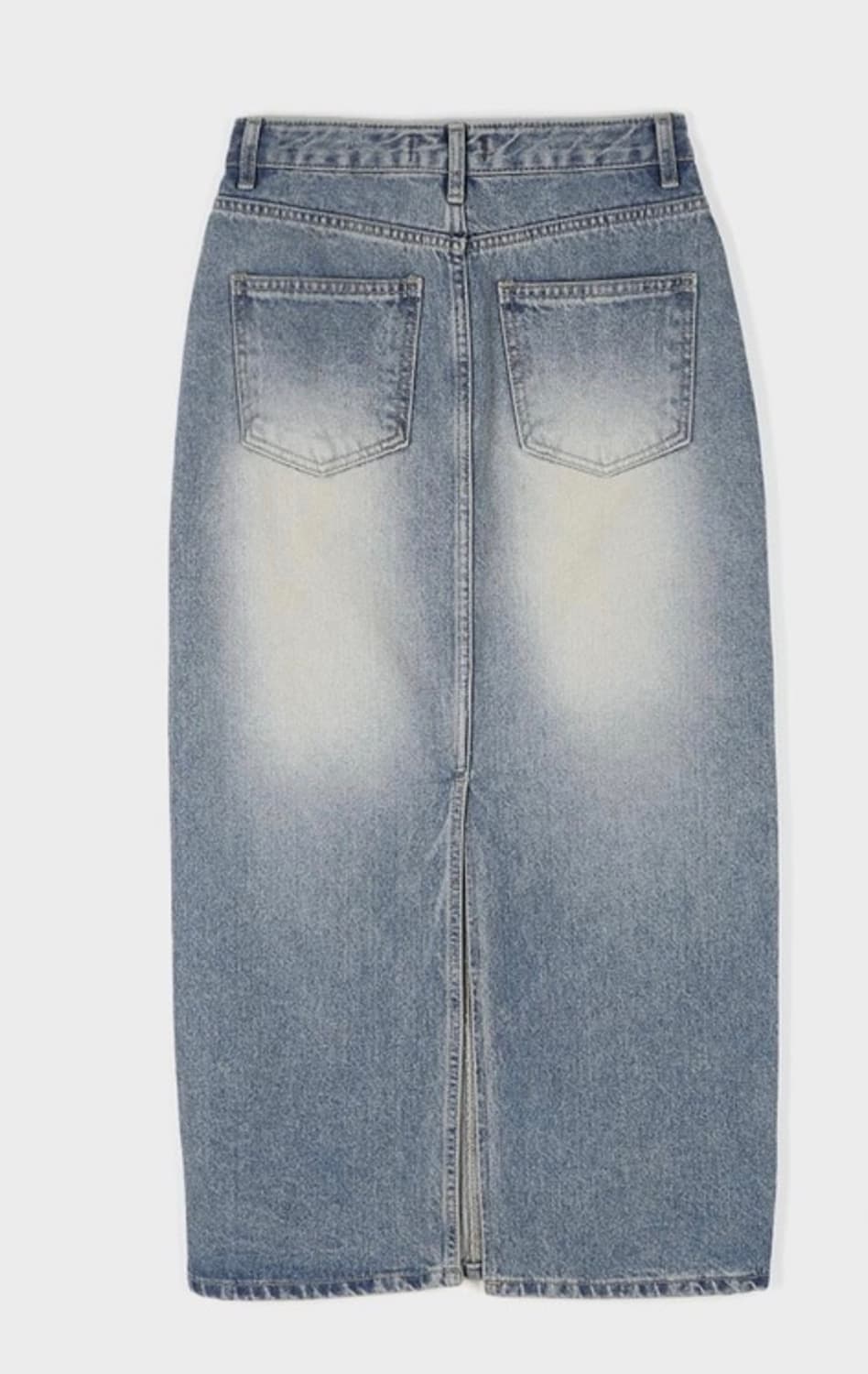 블랙업 제레미 워싱 데님스커트 상품이미지3