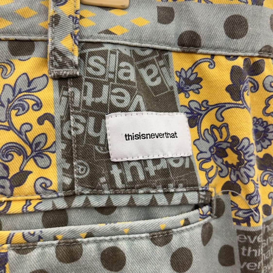 디스이즈네버댓 크레이지 프린팅 패턴 코튼팬츠 M C06875 상품이미지5