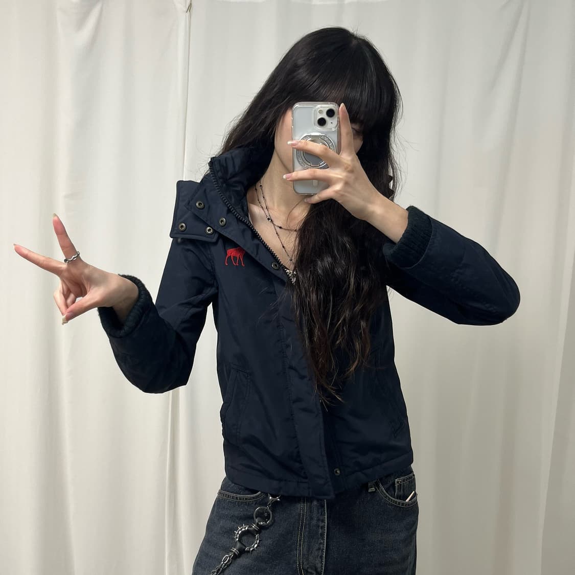 Abercrombie navy jumper 상품이미지2