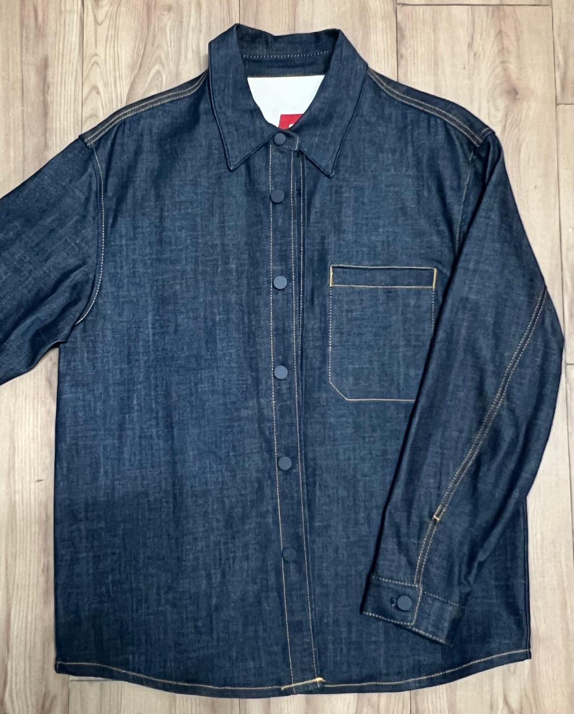 (새상품) PLAC X 런업 콜라보 051 데님 셔켓 / L 상품이미지2