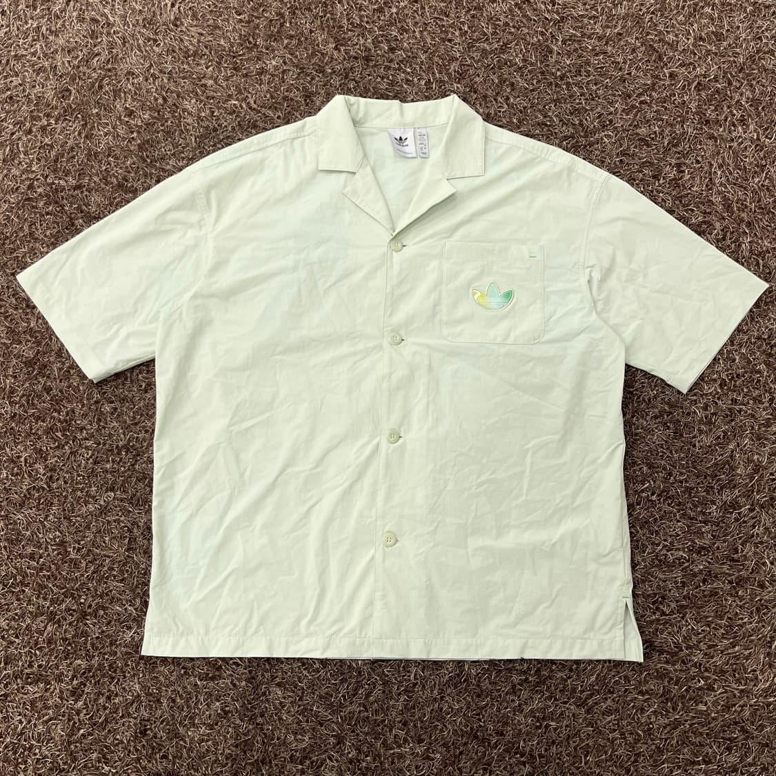 2XL 아디다스 나일론 반팔 셔츠 상품이미지1