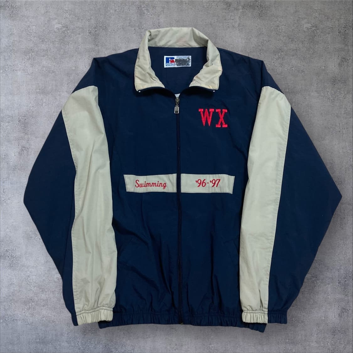 러셀 90s 빈티지 로고 올드스쿨 바람막이 상품이미지1