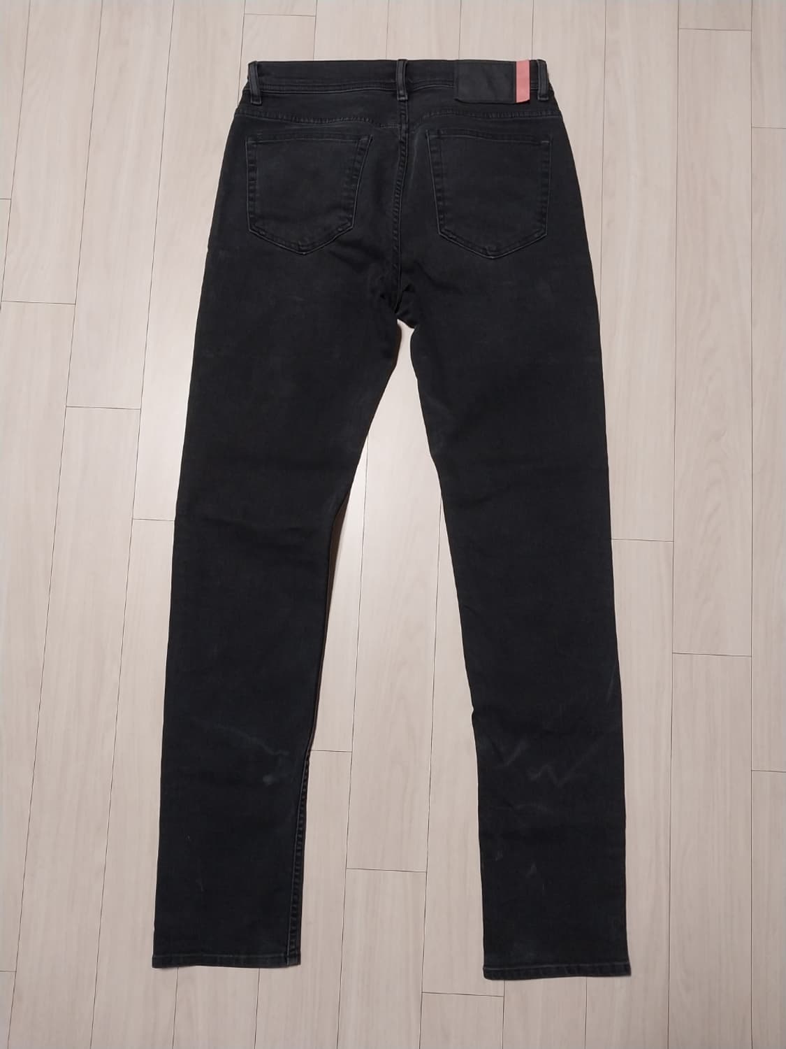 칸예 아크네 유즈드 캐시 진 블랙 상품이미지5