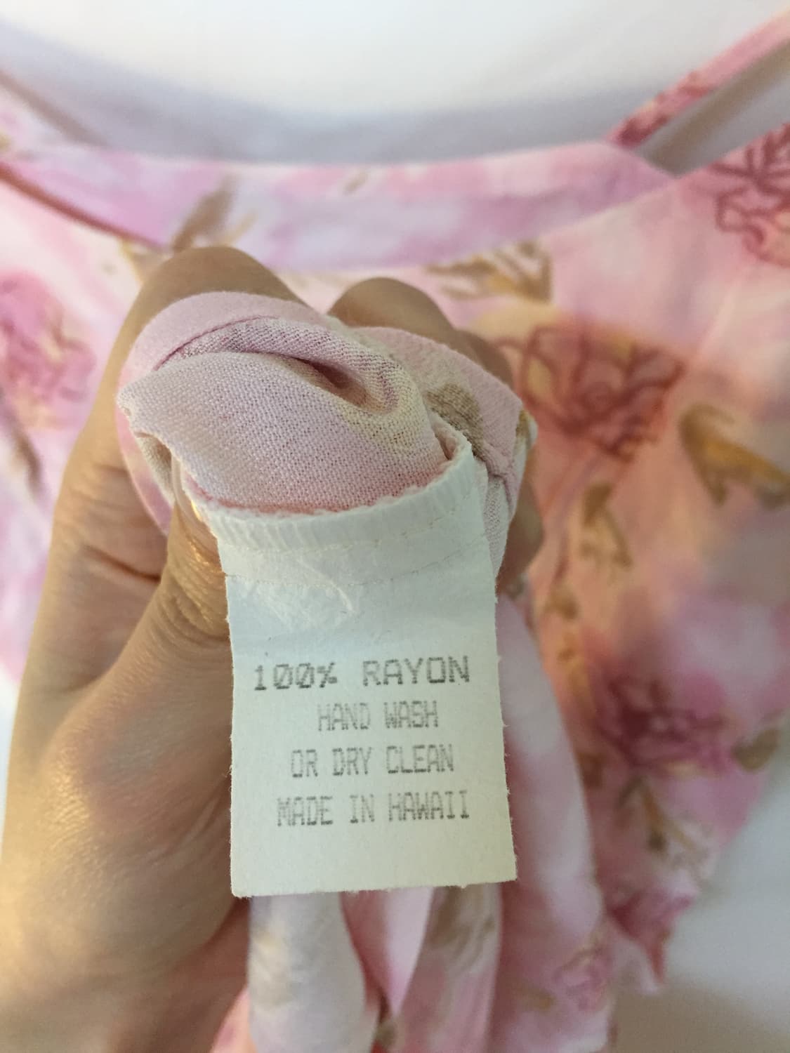 하와이 장미 원피스 상품이미지5