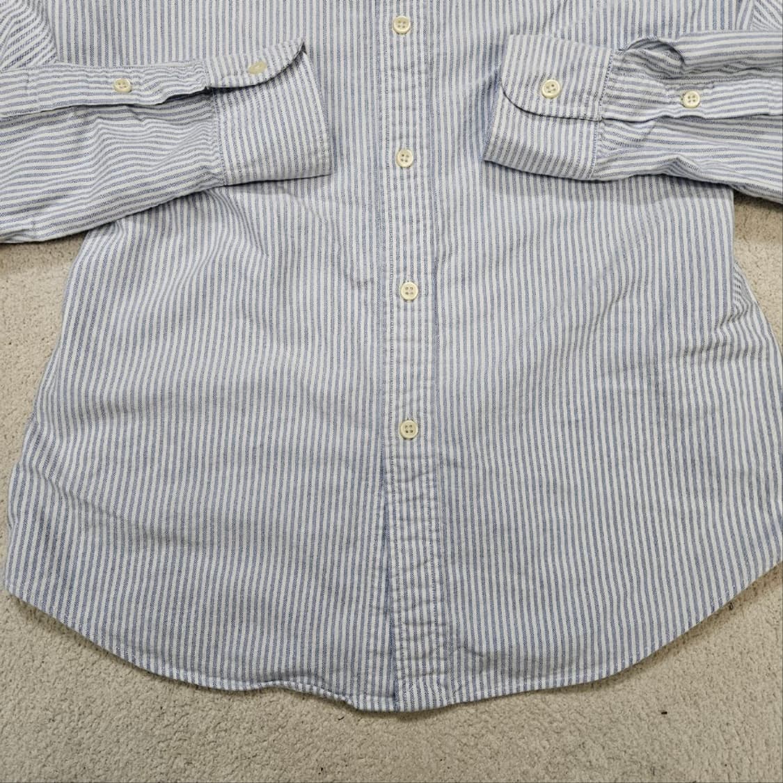 폴로 랄프 로렌 신형 스트라이프 셔츠 XS 커스텀핏 상품이미지4