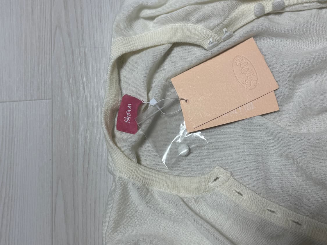 Sinoon 아이보리 가디건 상품이미지3