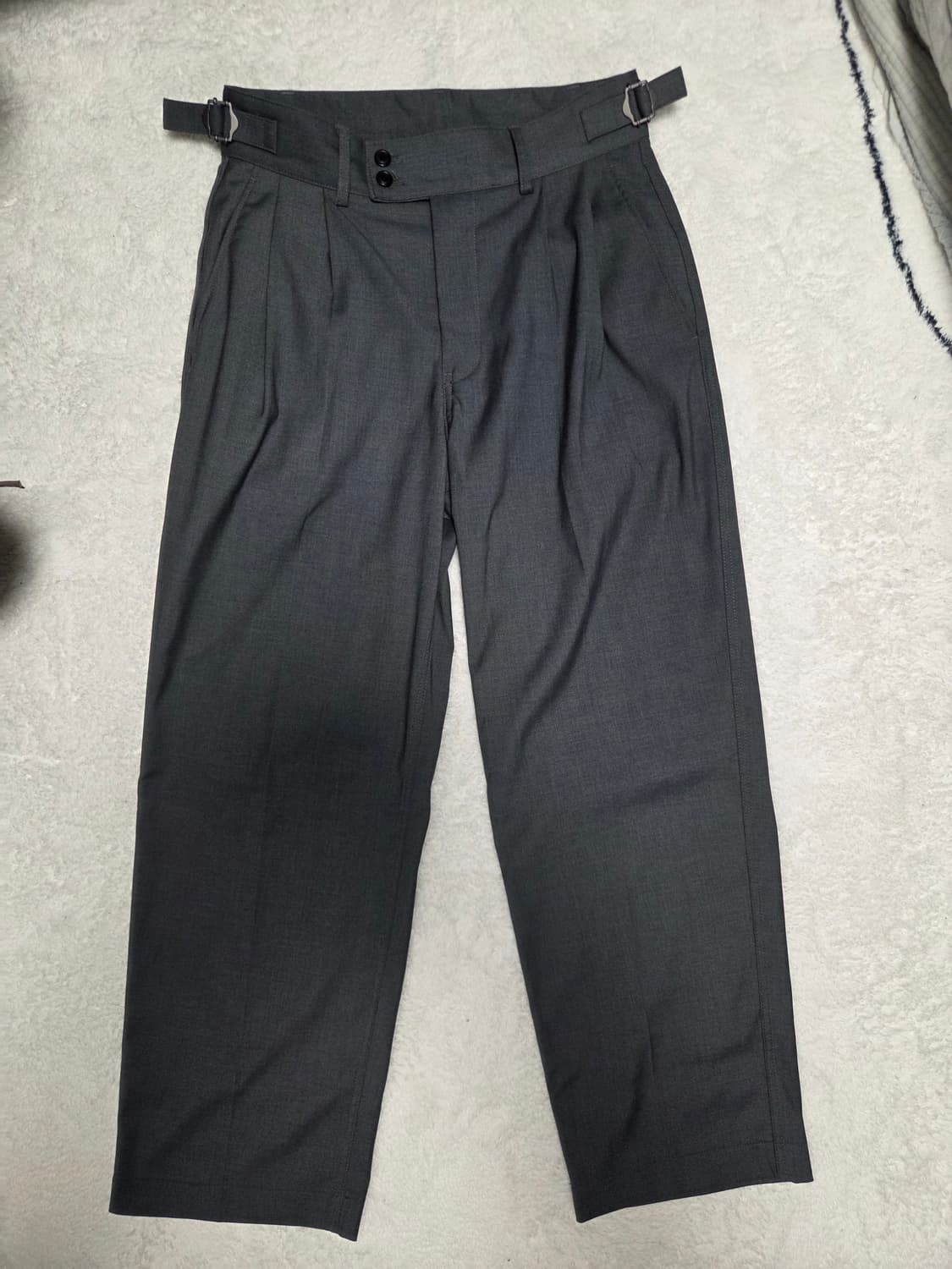 어나더오피스 aw 산티아고슬랙스 헤더그레이 1 상품이미지1