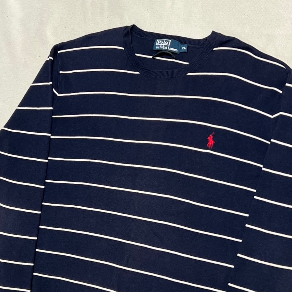 XL 폴로랄프로렌 스트라이프 피마 코튼 니트 상품이미지1