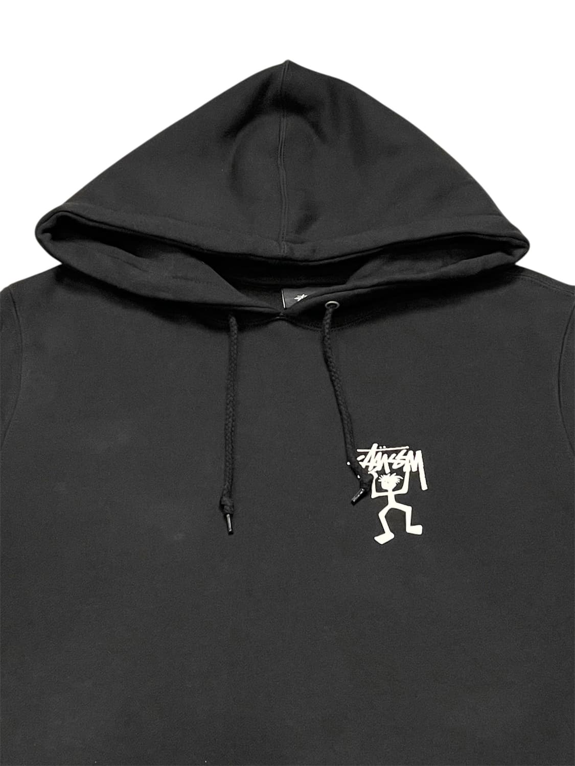 스투시 빅로고 블랙 후드티 상품이미지3