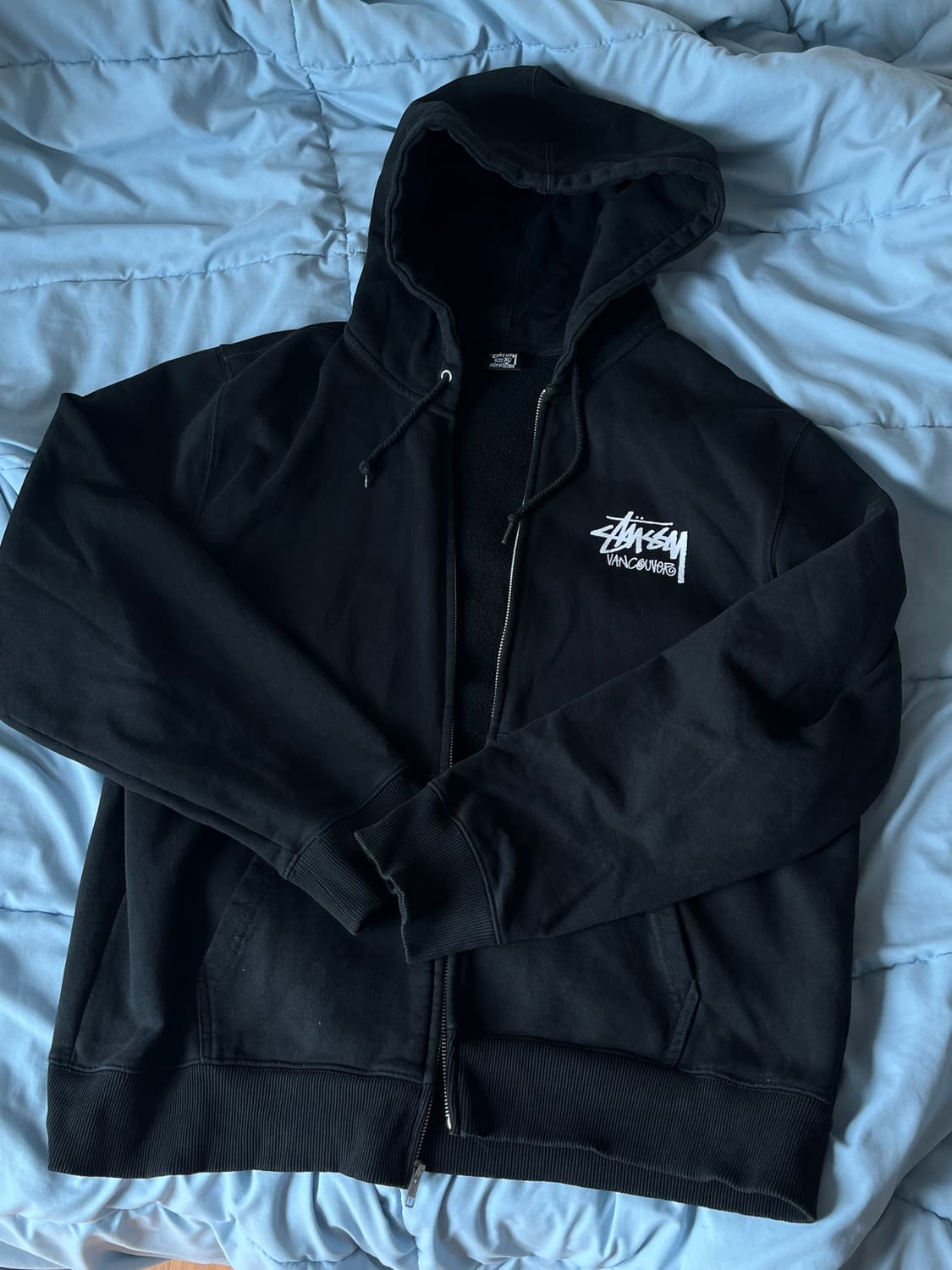 스투시 밴쿠버 후드집업 XL 블랙 105 상품이미지2